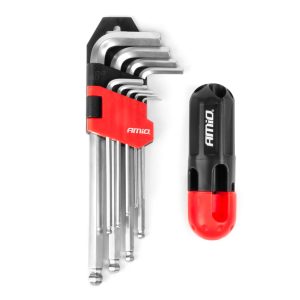 Imbus hex keys CRV 9pcs AMIO-04302