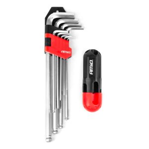 Imbus hex keys CRV 9pcs AMIO-04303