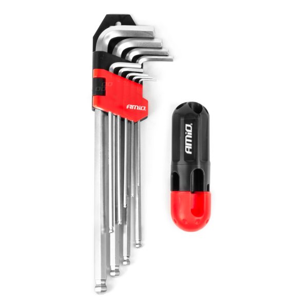 Imbus hex keys CRV 9pcs AMIO-04303