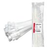 White cable ties 4.8×350mm 100 pcs. AMIO-04312