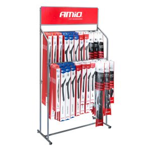 Set of 110 pieces of AMiO wiper blades with a metal display unit