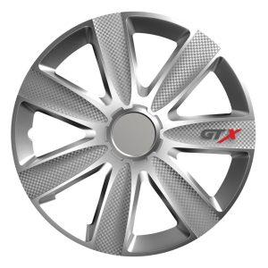 Hubcap GTX carbon "silver" 14"