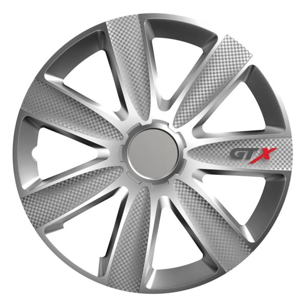 Hubcap GTX carbon "silver" 17"