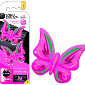 Car air freshener AROMA FANCY SHAPES BUTTERFLY Bubble Gum