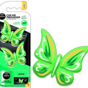 Car air freshener AROMA FANCY SHAPES BUTTERFLY Lemon