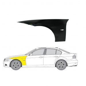 Etulokasuoja vasen BMW 3 (E90/E91) 2008-2012