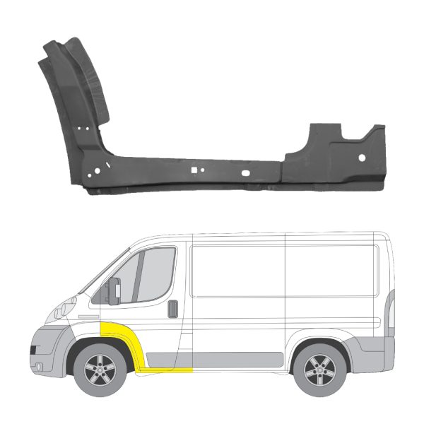 Helmapelti vasen Ford Tourneo/Transit 2000-2014