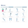 Nitrile protective gloves Nitrylex Basic size M 100 pcs
