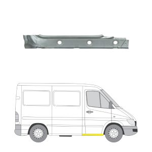 Etuoven helmapelti oikea MB Sprinter/VW LT 1995-2006