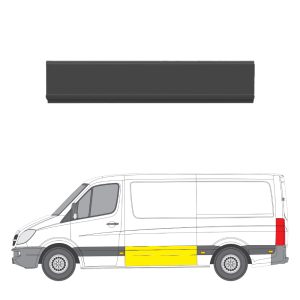 Sivupaneelin korjauspelti oikea=vasen MB Sprinter/VW Crafter