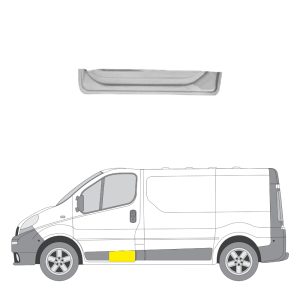 Oven korjauspelti vasen Nissan/Opel/Renault 2001-2014