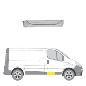 Oven korjauspelti oikea Nissan/Opel/Renault 2001-2014