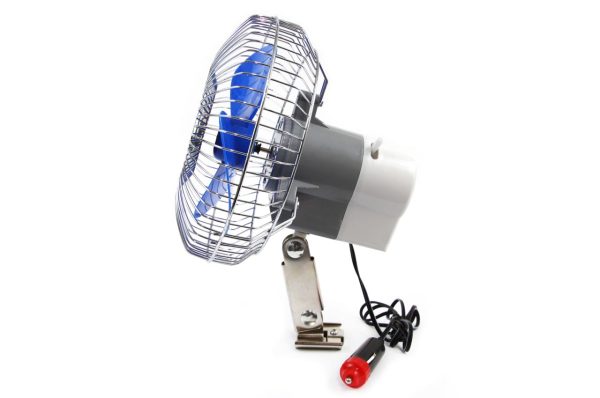 Car Fan Metal with Screw mount + clip CFAN-15 +12V