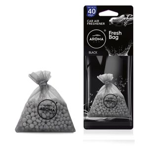 Car air freshener AROMA FRESH BAG Black - NEW - ceramic