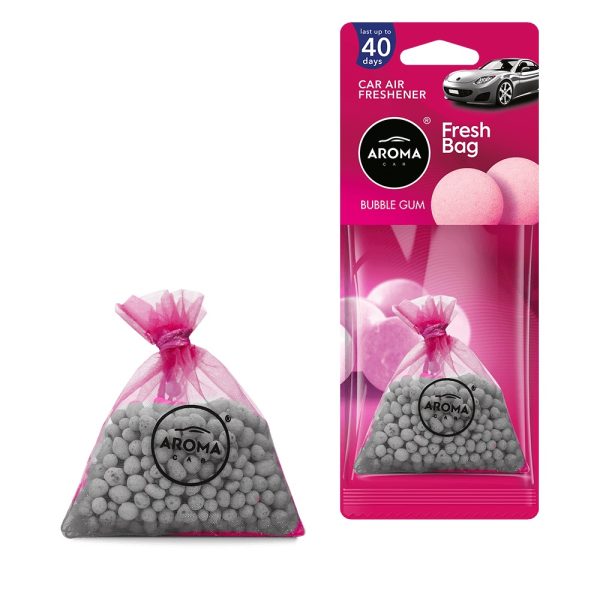 Car air freshener AROMA FRESH BAG Bubble Gum - NEW - ceramica