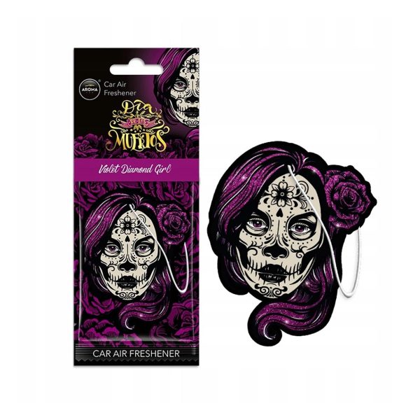 Car air freshener AROMA CAR MUERTOS Violet Girl Spicy Delight