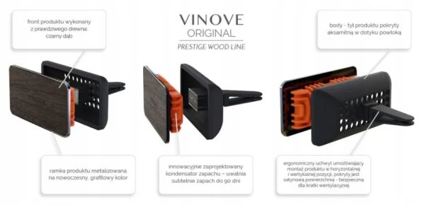 Car air freshener VINOVE CLASSIC LEATHER LINE MILANO