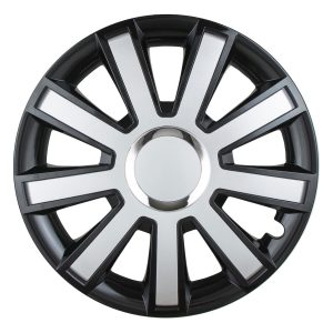 Hubcap FLASH 14" black&silver