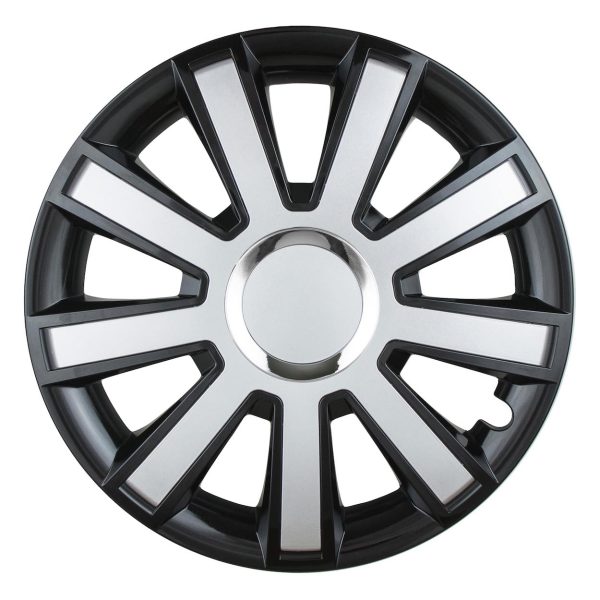 Hubcap FLASH 15" black&silver