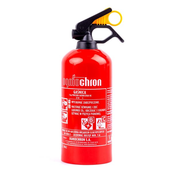 Powder fire extinguishers GP-1  BC without wall fixer