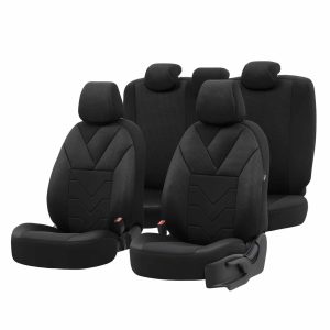 Car seat covers set OTOM TEMPO 1501 BLACK NZ