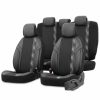 Car seat covers set OTOM HORIZON 1808 BLACK/SMOKED 3-ZIP