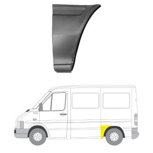 Takasivupelti etummainen/vasen MB Sprinter/VW LT akseliväli:3000mm