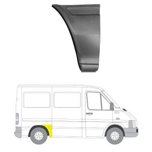 Takasivupelti etummainen/oikea MB Sprinter/VW LT akseliväli:3000mm