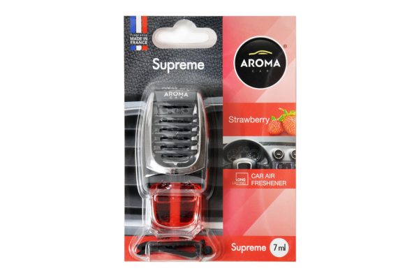 Car air freshener AROMA SUPREME STRAWBERRY