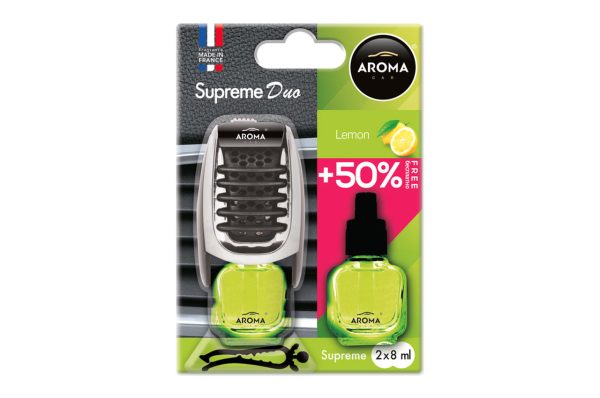 Car air freshener AROMA SUPREME DUO LEMON