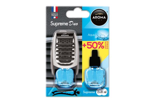 Car air freshener AROMA SUPREME DUO AQUA