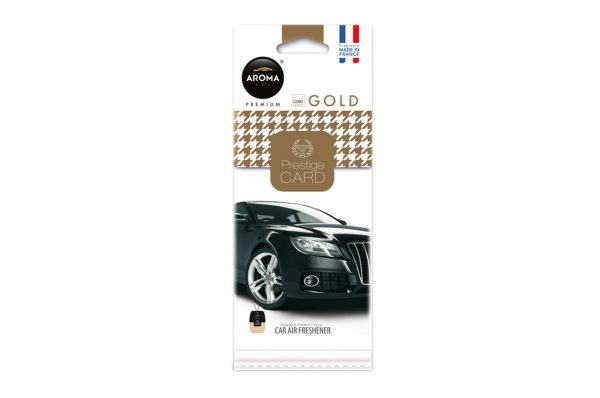 Car air freshener AROMA PRESTIGE CARD GOLD