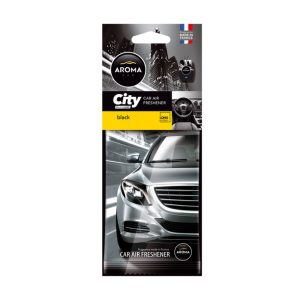 Car air freshener AROMA CAR CITY CARD BLACK