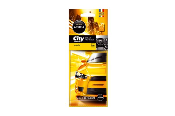 Car air freshener AROMA CAR CITY CARD VANILIA