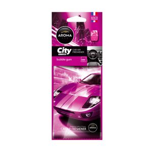 Car air freshener AROMA CAR CITY CARD BUBBLE GUM