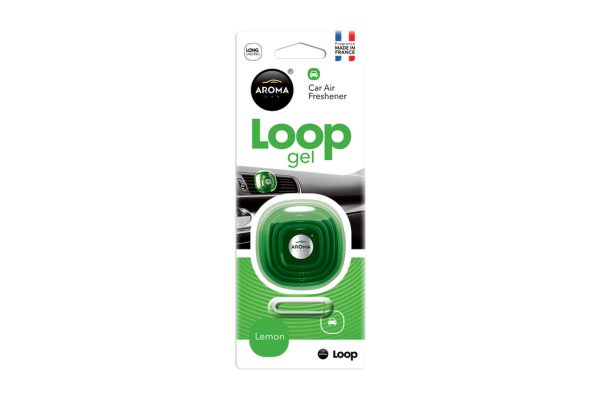 Car air freshener AROMA CAR LOOP - Lemon