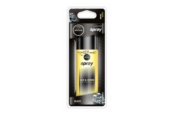 Car air freshener AROMA SPRAY BLACK