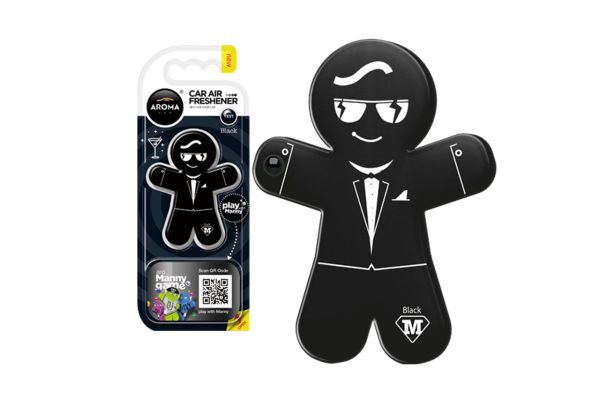 Car air freshener AROMA CAR MANNY - Black