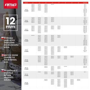 Snow Chains 12 mm KN-60