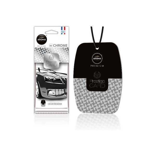 Car air freshener AROMA PRESTIGE CARD CHROME