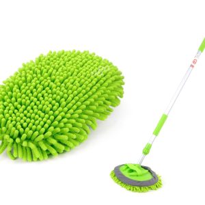 Chenille telescopic flow thru wash brush 145-247cm