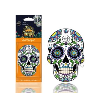 Car air freshener AROMA  DIA DE LOS MUERTOS Gold Tatoo