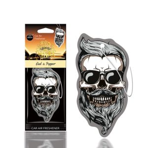 Car air freshener AROMA DIA DE LOS MUERTOS Oud&Pepper Skull