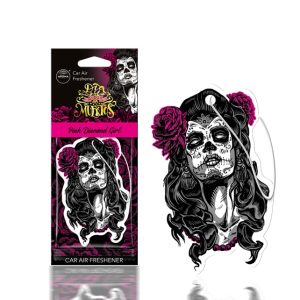 Car air freshener AROMA DIA DE LOS MUERTOS Pink Diamond Girl