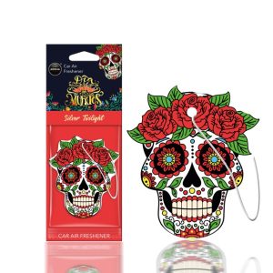 Car air freshener AROMA DIA DE LOS MUERTOS Silver Tatoo