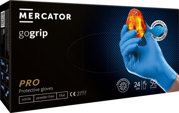 Nitrile gloves GoGrip  blue size M