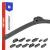 Flat wiper blade MultiConnect 13" (330mm) 12 adapters