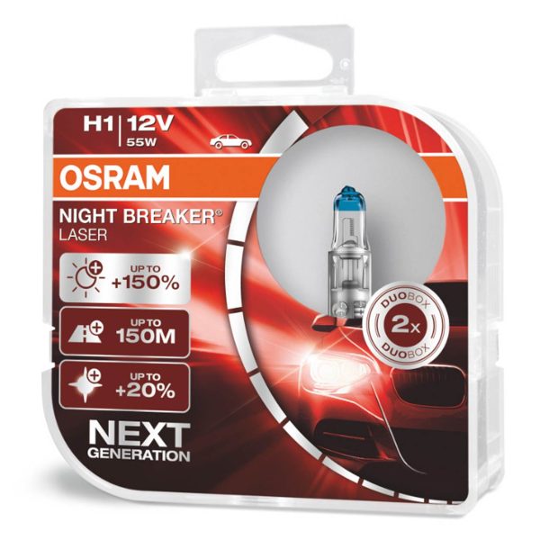 Halogen Bulb Osram H1 12V 55W P14