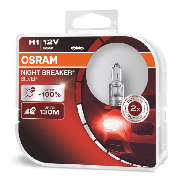 Halogen Bulb Osram H1 12V 55W P14