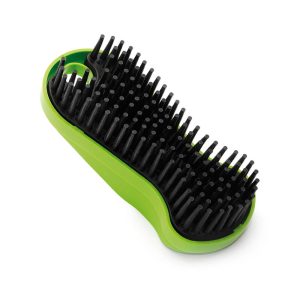 Pet hair remover rubber brush